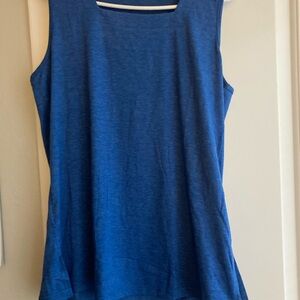Blue Sleeveless Women's Top